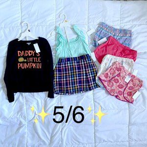 Girls shorts/ skirt / shirt